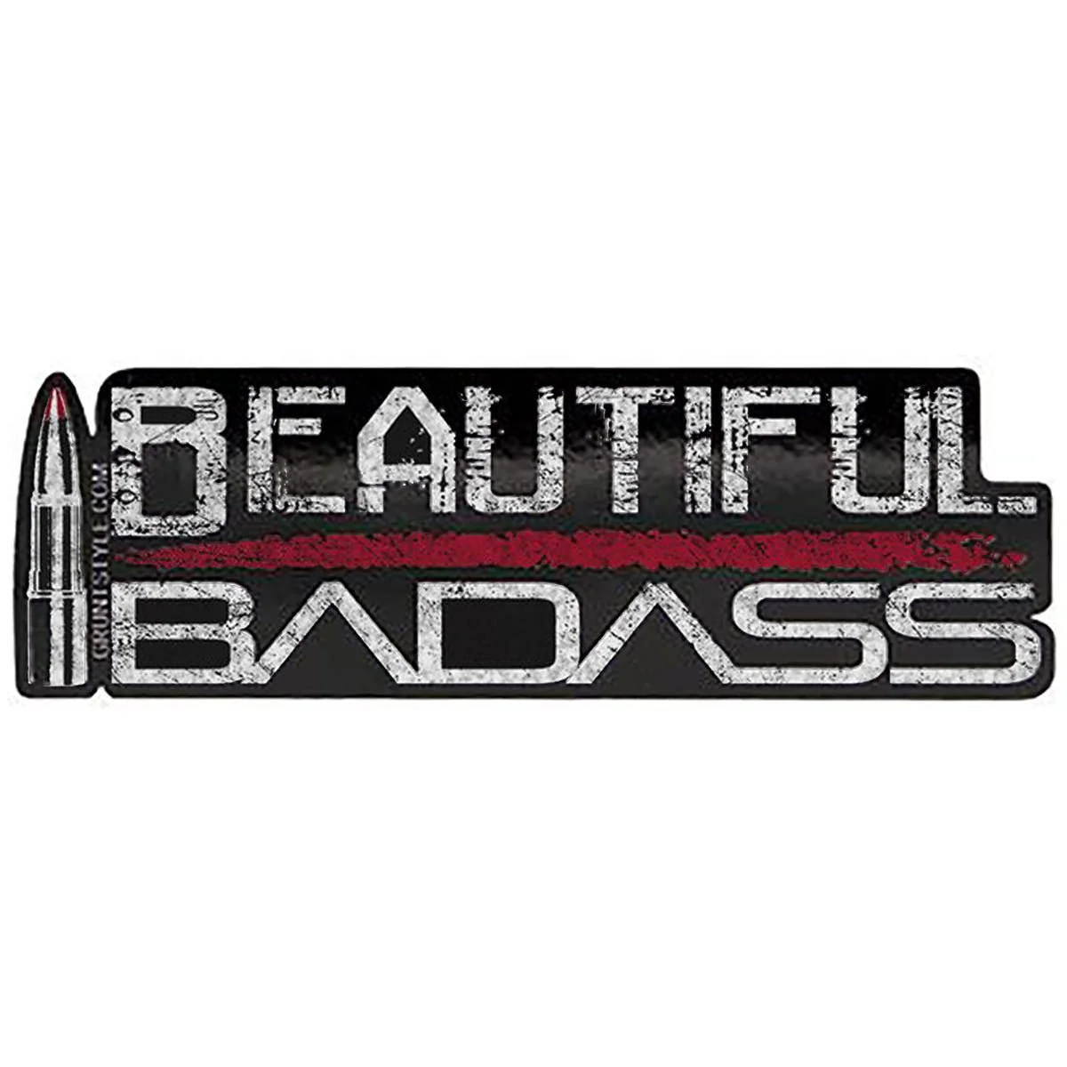 Grunt Style Beautiful Badass 2.0 Sticker