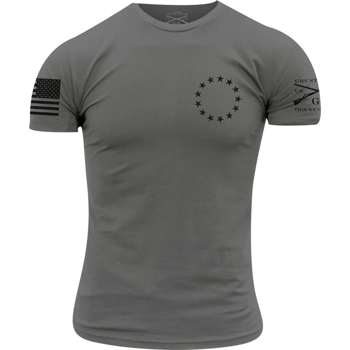 Grunt Style Betsy Rifle Flag T-Shirt - Image 2