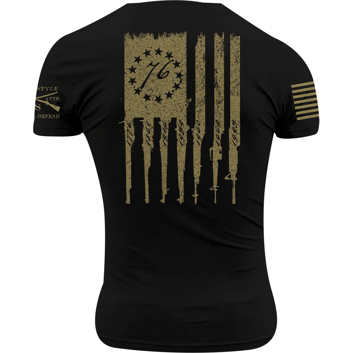 Grunt Style Betsy Rifle Flag T-Shirt - Image 7