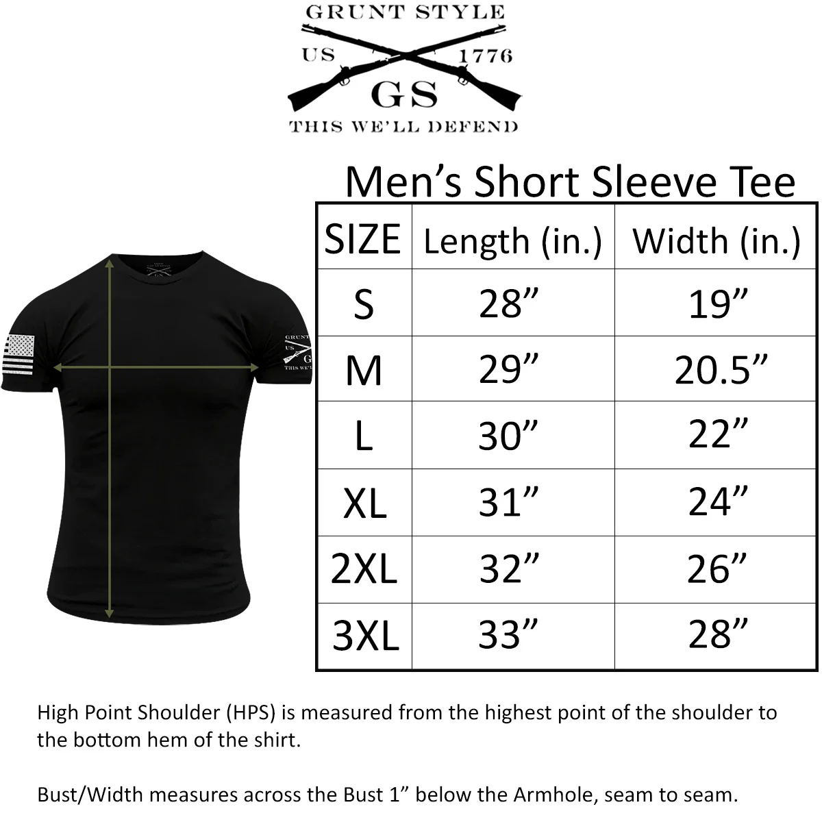Grunt Style Blue Shield T-Shirt - Black - Image 4
