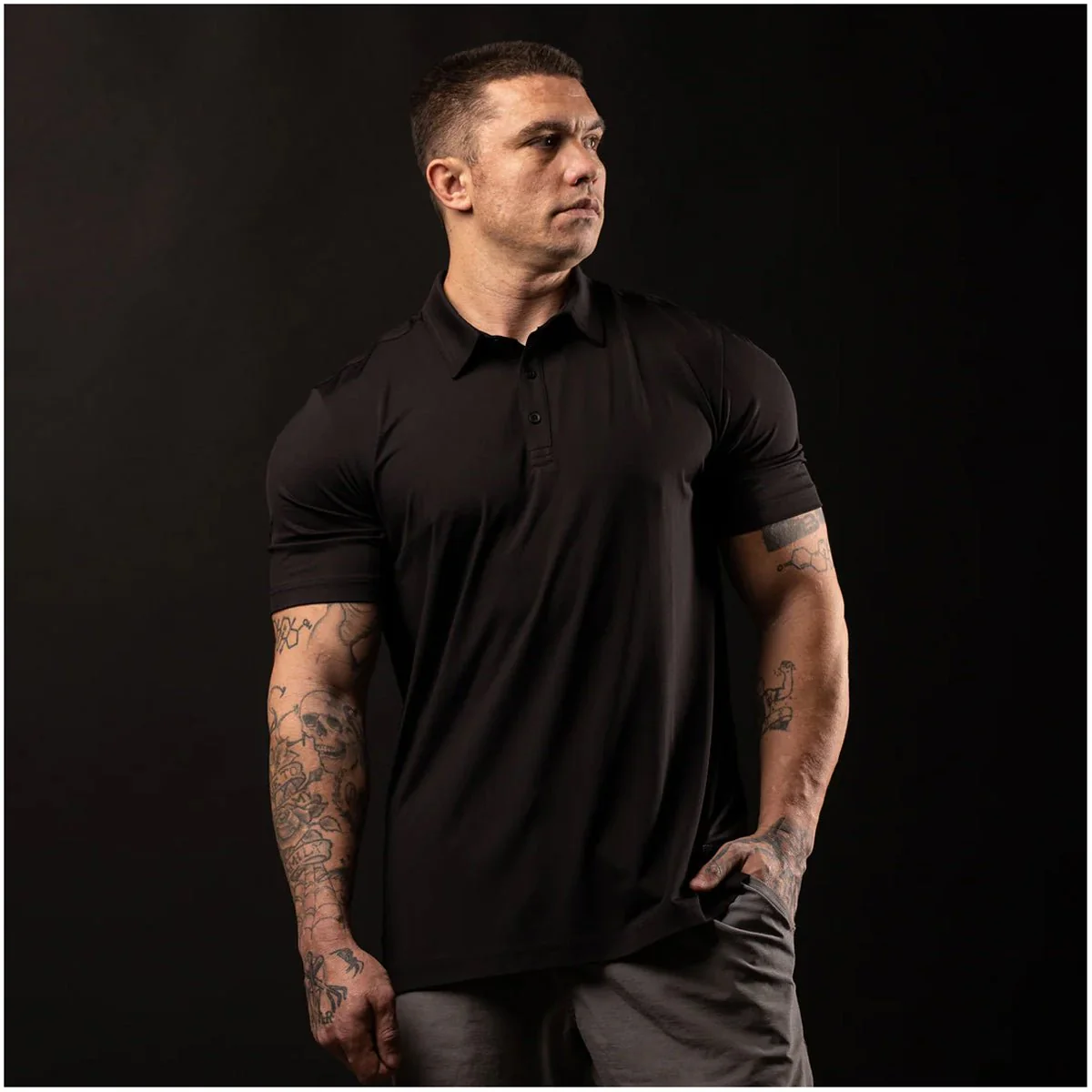 Grunt Style Button Down Polo Shirt - Image 10