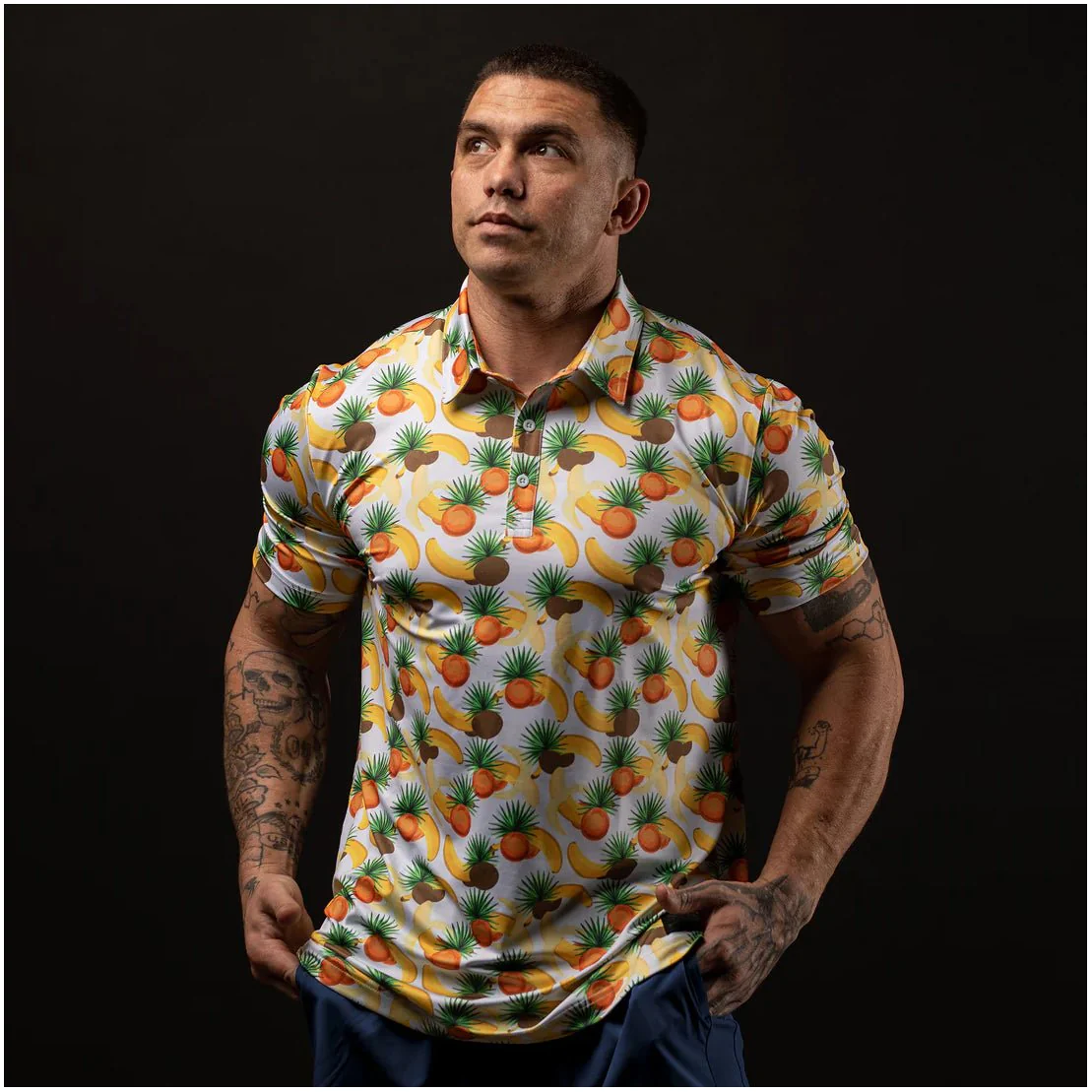 Grunt Style Button Down Polo Shirt - Image 2