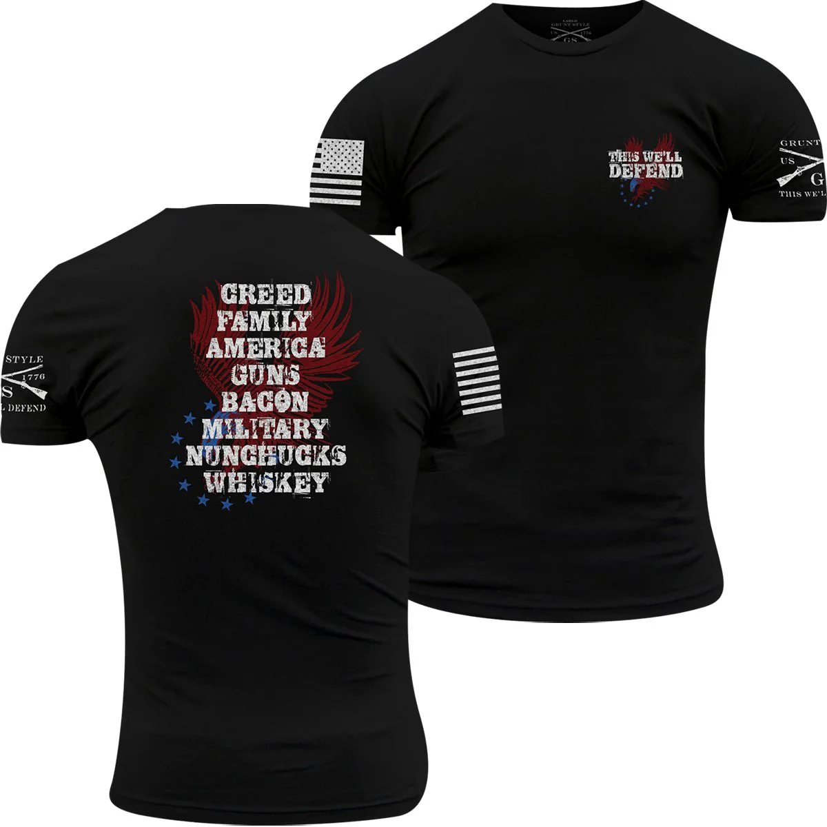 Grunt Style Creed T-Shirt - Black