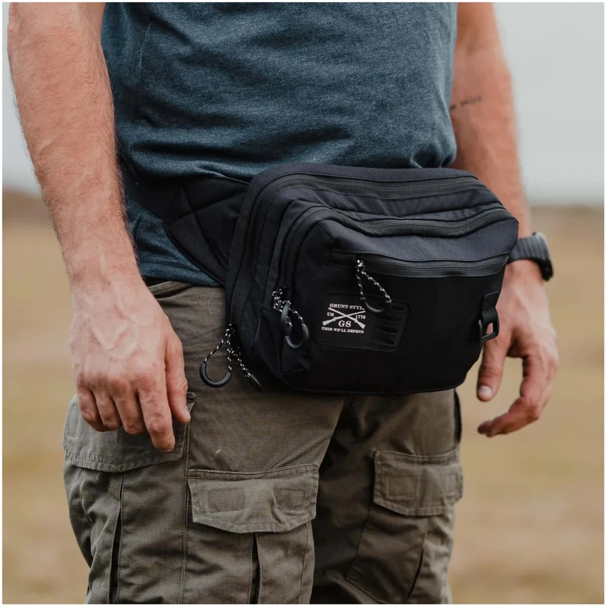 Grunt Style Everyday Carry Fanny Pack - Black - Image 11