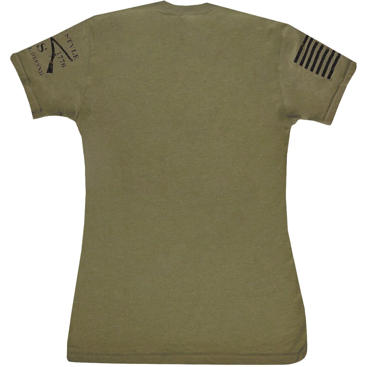 Grunt Style Gadsden Basic T-Shirt - Military Green - Image 2