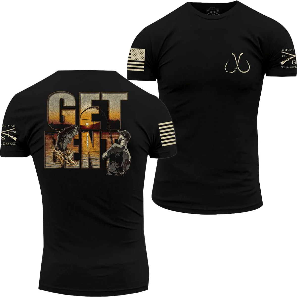 Grunt Style Get Bent T-Shirt - Black