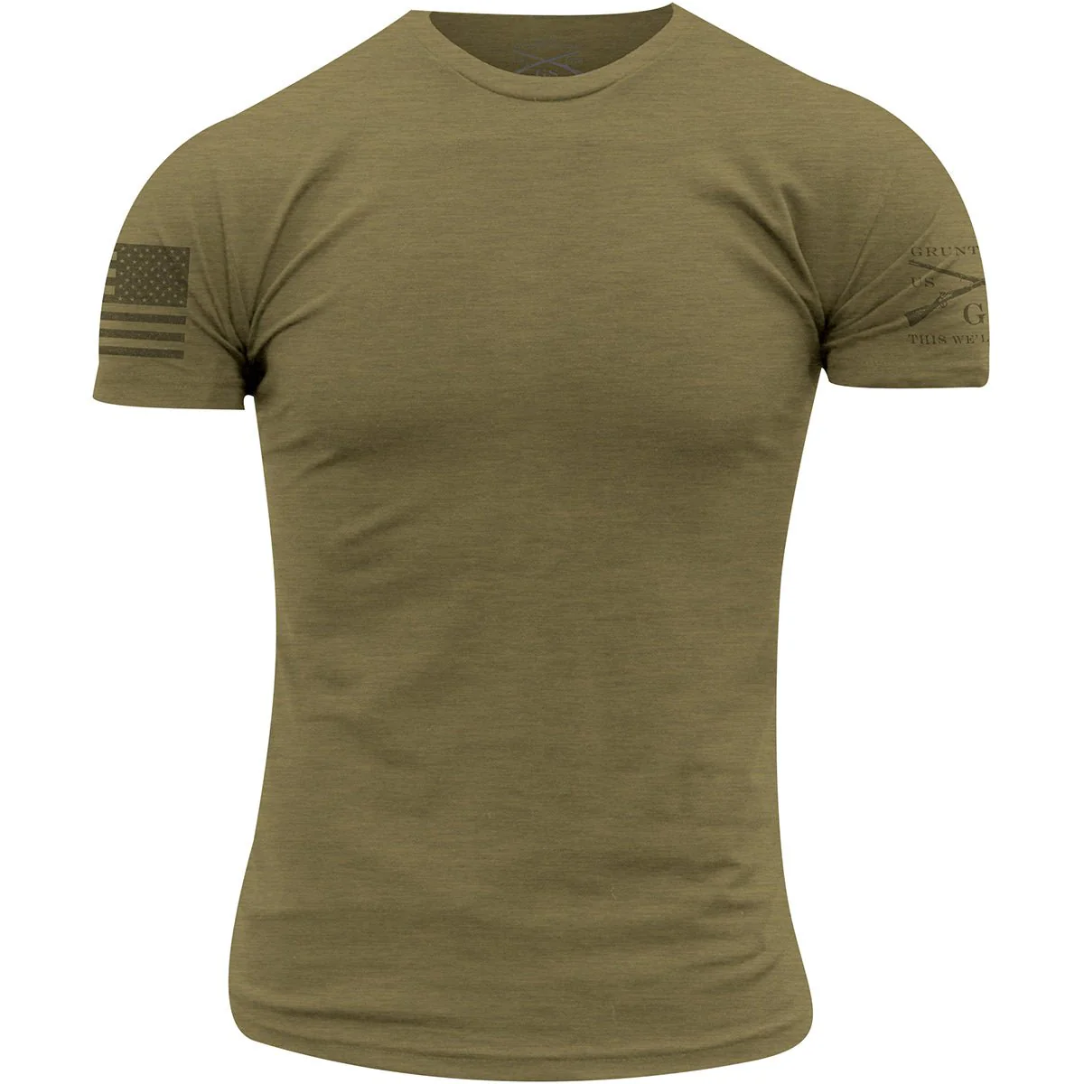 Grunt Style Ghost Basic T-Shirt - Military Green