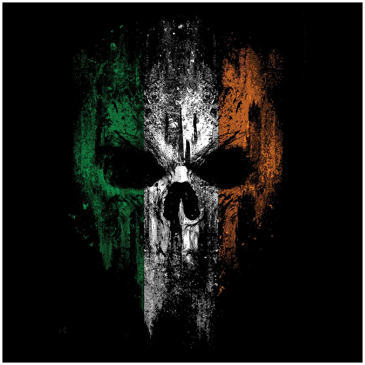 Grunt Style Irish Reaper T-Shirt - Black - Image 3