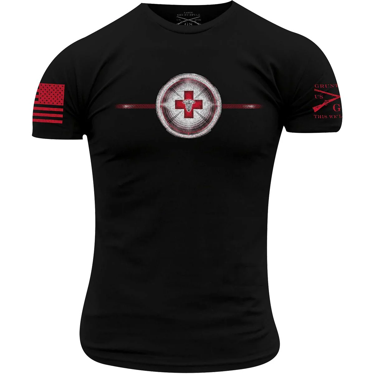 Grunt Style Iron Nurse T-Shirt - Black