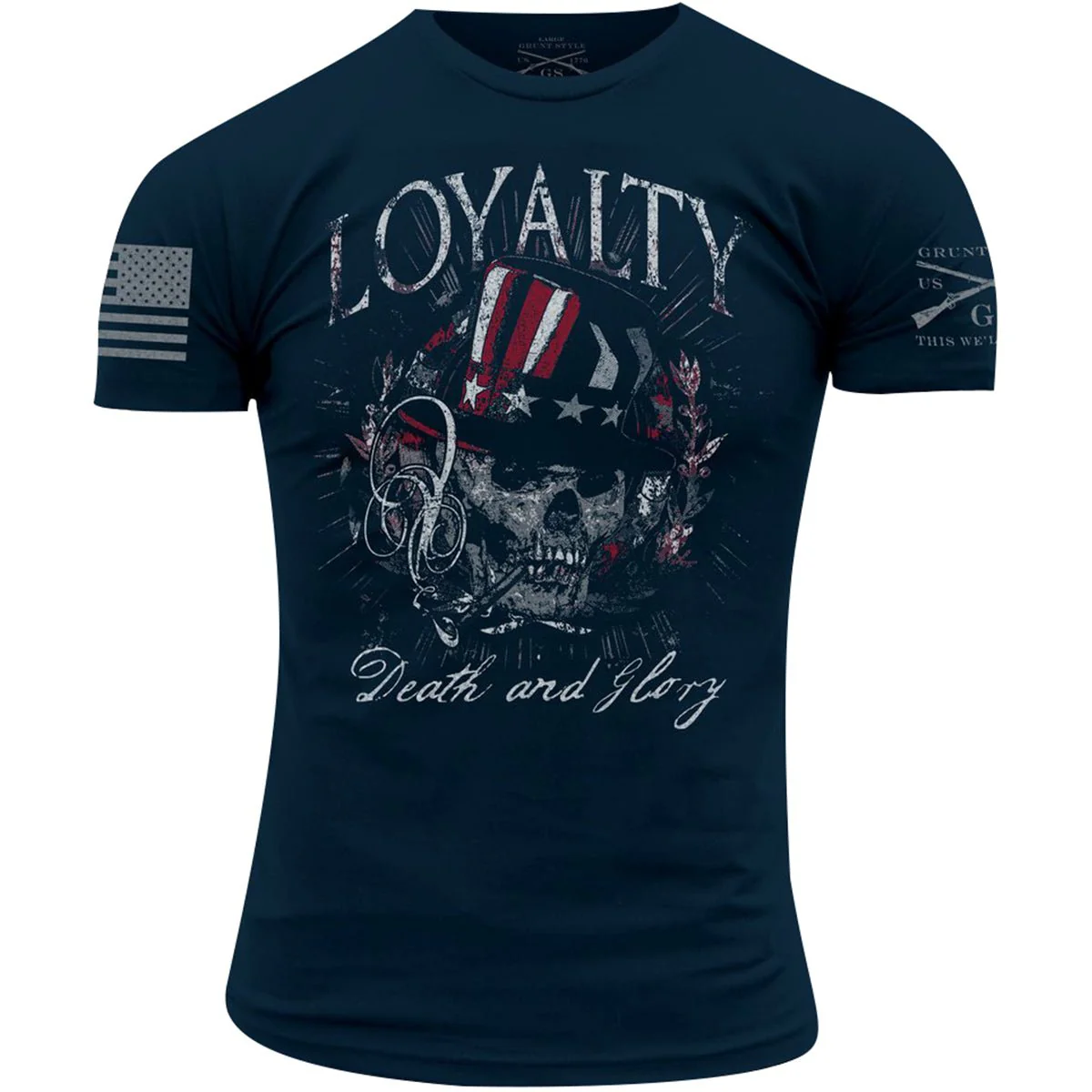 Grunt Style Loyalty or Death T-Shirt - Navy