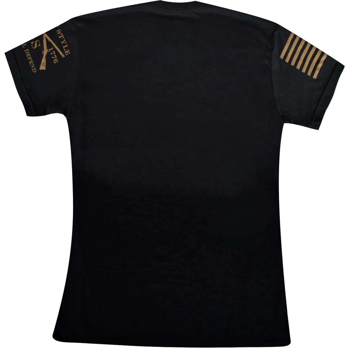 Grunt Style Merica Bourbon Eagle T-Shirt - Black - Image 2