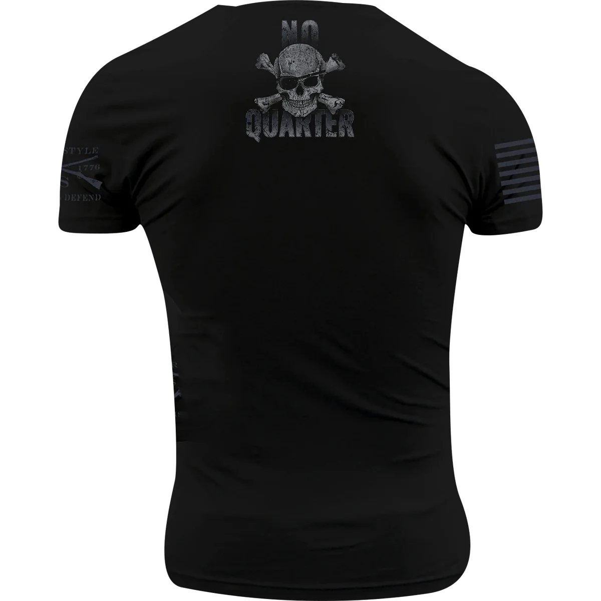 Grunt Style No Quarter T-Shirt - Black - Image 3