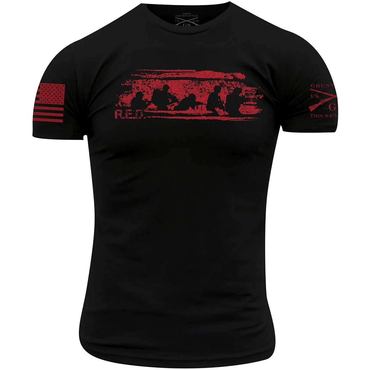 Grunt Style R.E.D. Friday T-Shirt - Black