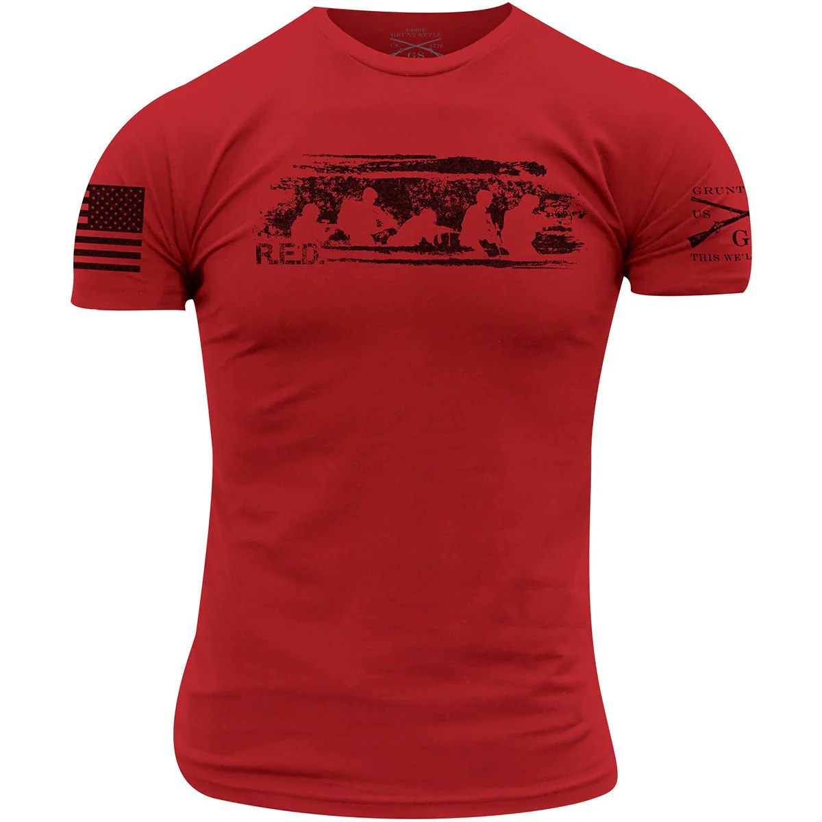Grunt Style R.E.D. Friday T-Shirt - Red