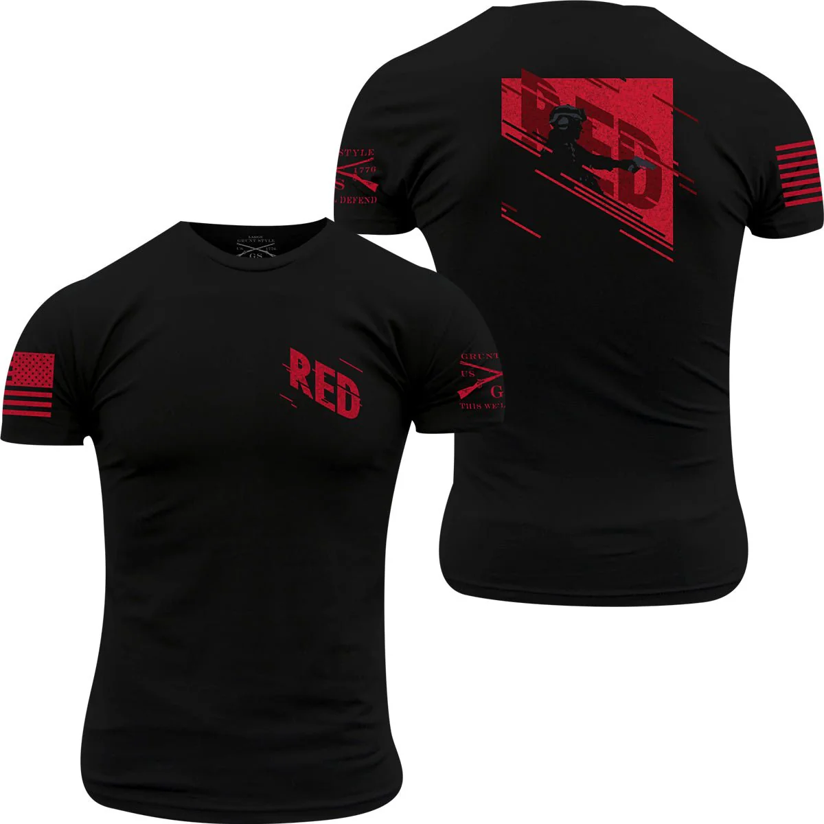 Grunt Style R.E.D. Movement T-Shirt - Black