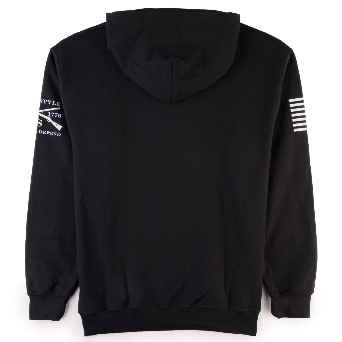 Grunt Style Rifle Flag 2.0 Pullover Hoodie - Black - Image 3