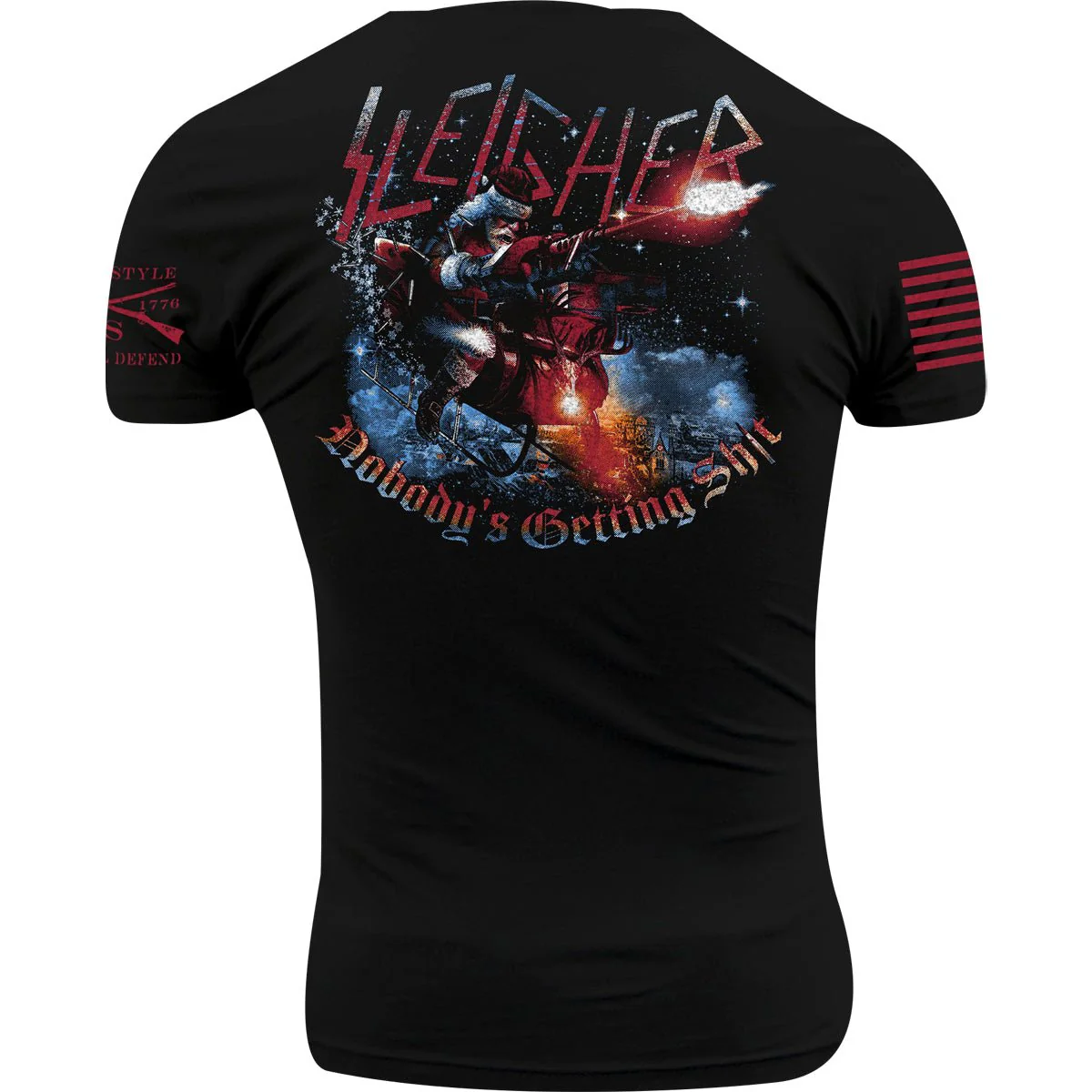 Grunt Style Sleigher T-Shirt - Black - Image 3