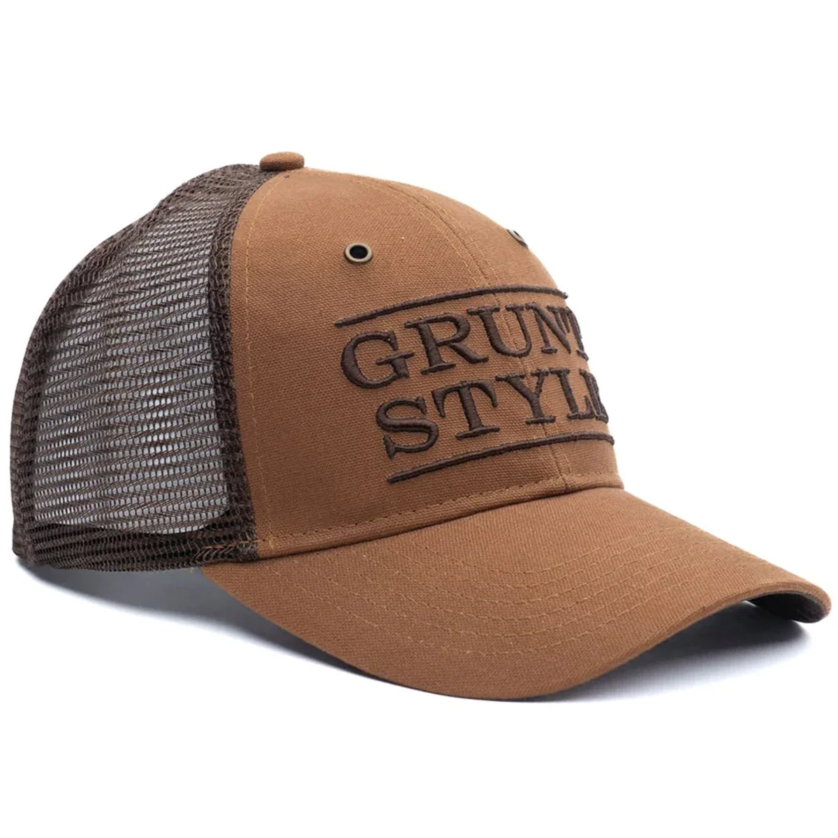Grunt Style Stacked Logo Trucker Hat - Image 11