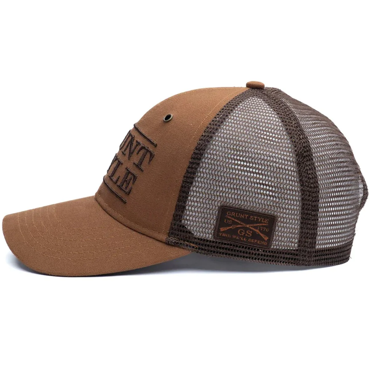 Grunt Style Stacked Logo Trucker Hat - Image 12