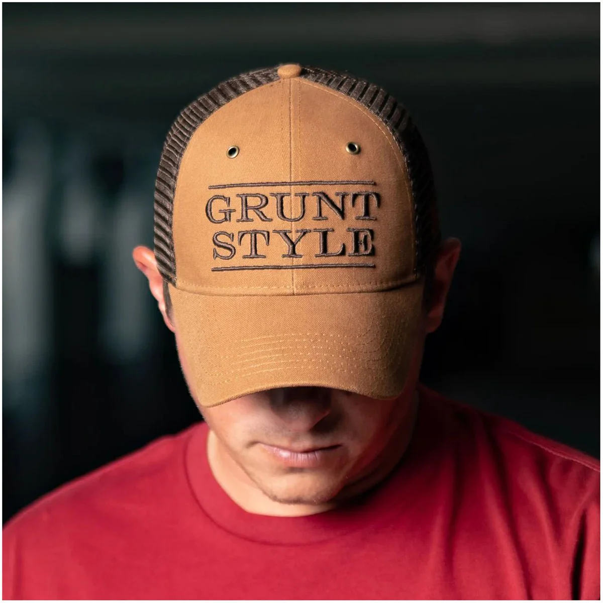 Grunt Style Stacked Logo Trucker Hat - Image 16