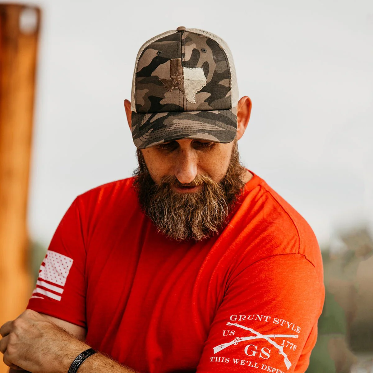 Grunt Style Texas Camo Mesh Hat - Image 2