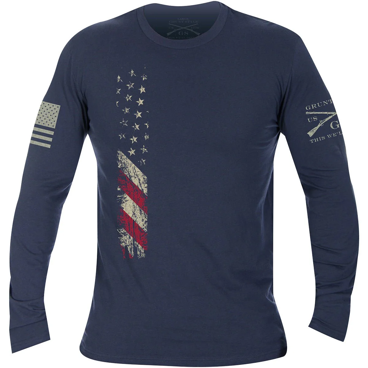 Grunt Style True Colors Long Sleeve T-Shirt - Indigo