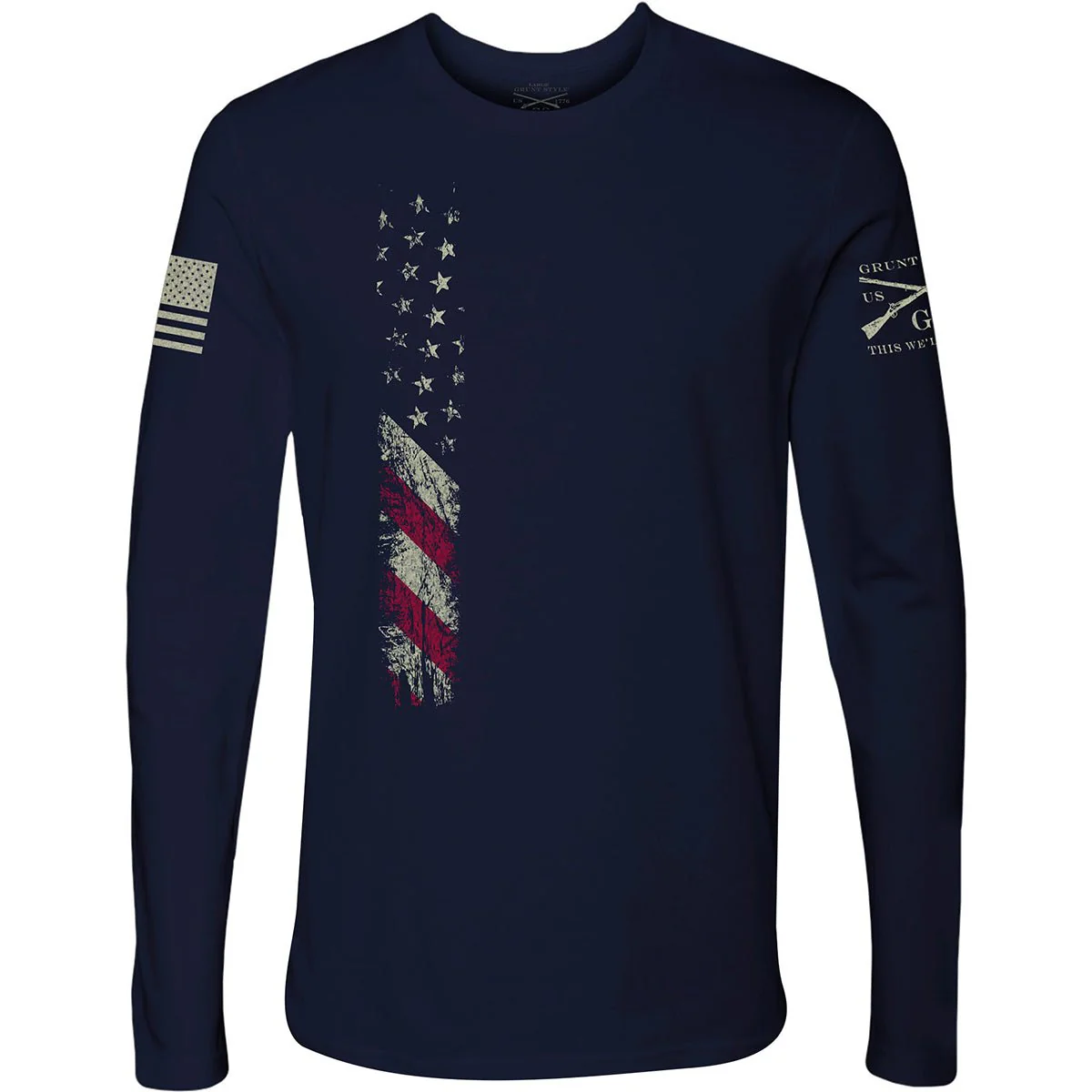 Grunt Style True Colors Long Sleeve T-Shirt - Midnight Navy