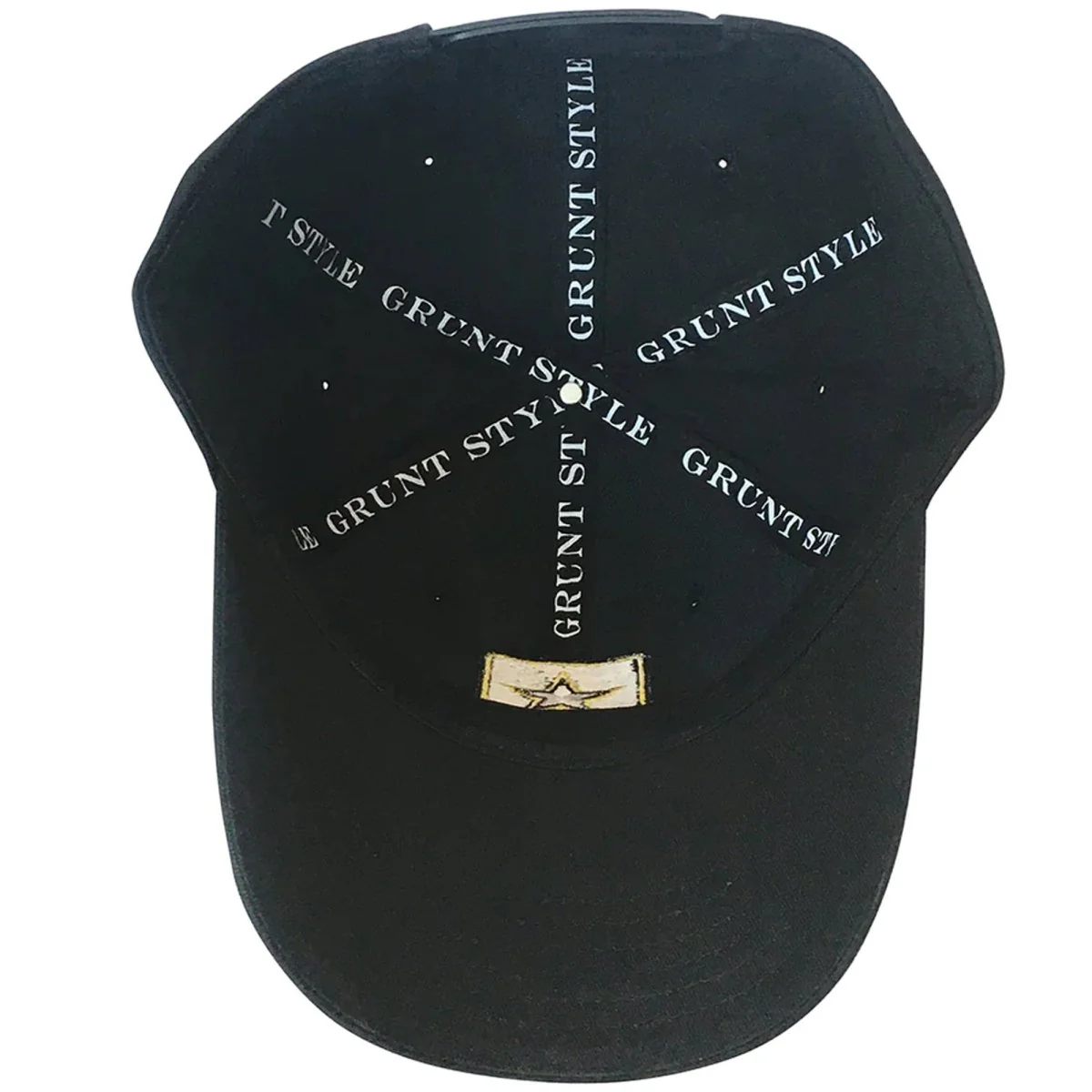 Grunt Style US Army Embroidered Logo Hat - Black - Image 4