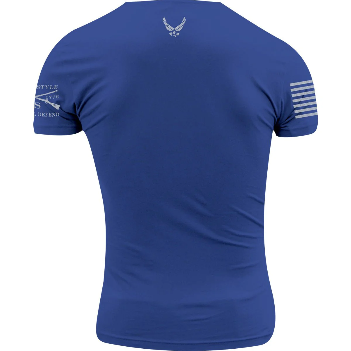 Grunt Style USAF - Aim High T-Shirt - Royal Blue - Image 3