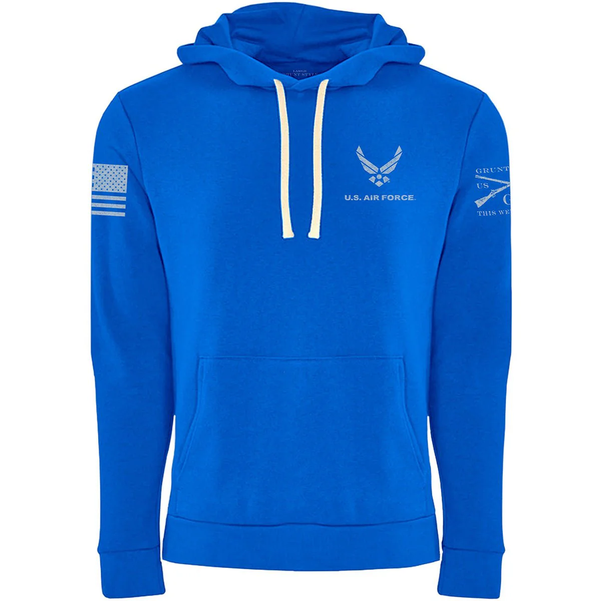 Grunt Style USAF - Basic Logo Pullover Hoodie - Royal