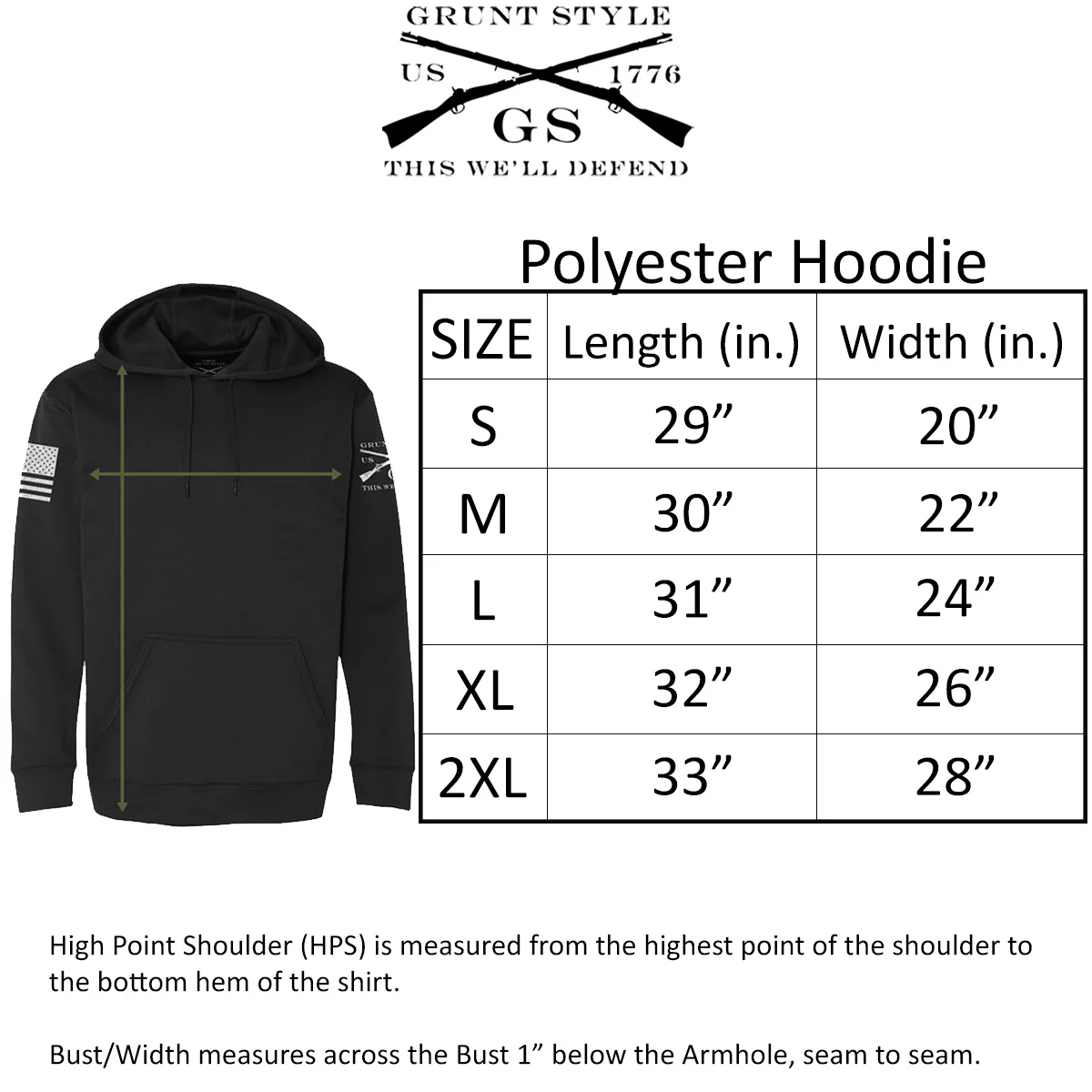 Grunt Style USAF - Basic Logo Pullover Hoodie - Royal - Image 2
