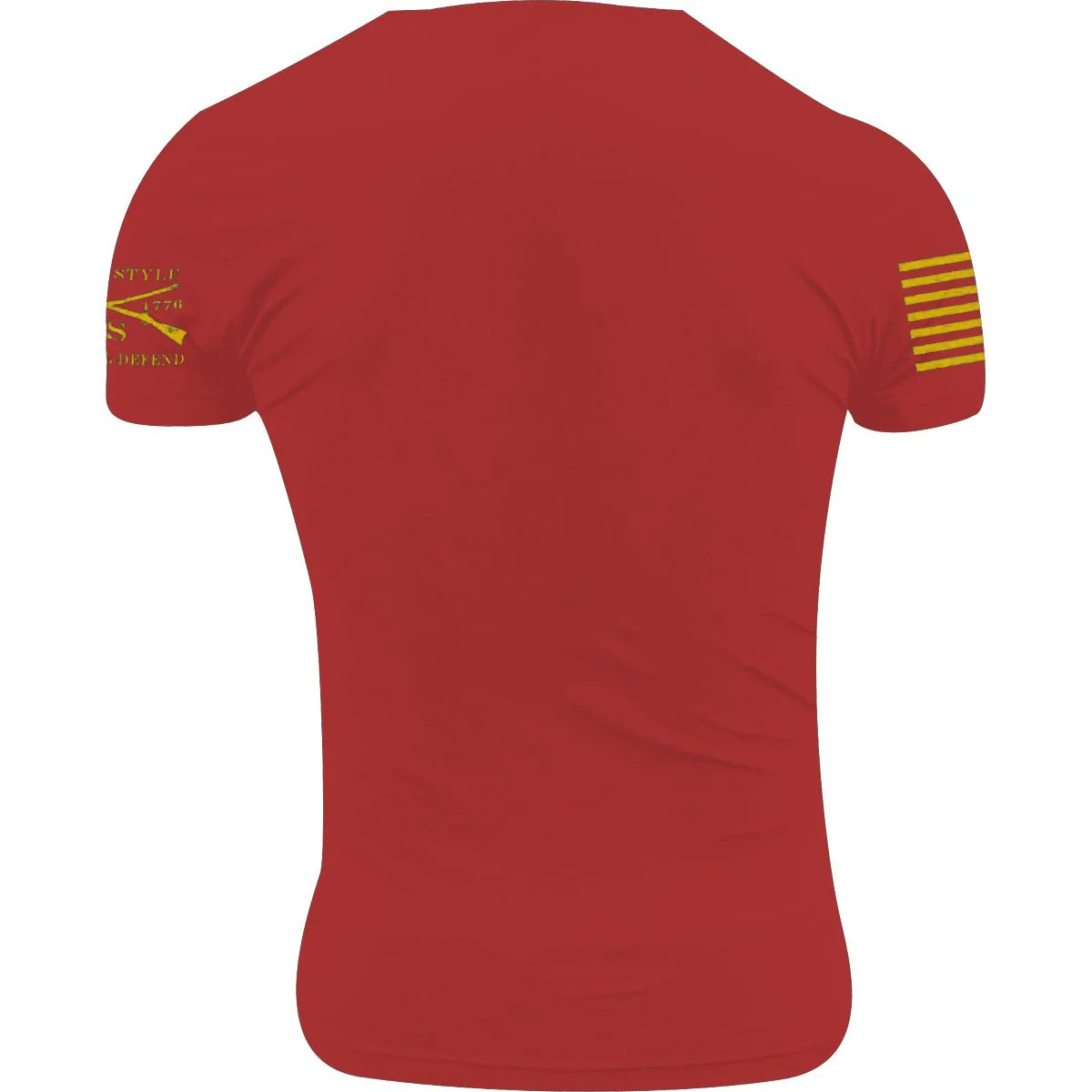 Grunt Style USMC - Corps Colors T-Shirt - Red - Image 2