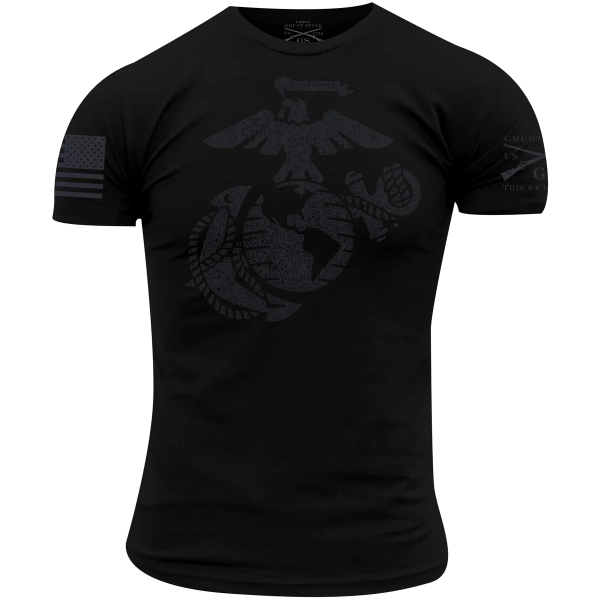Grunt Style USMC - Phantom T-Shirt - Black