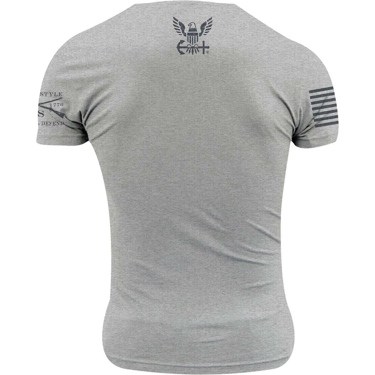 Grunt Style USN - Est. 1775 T-Shirt - Athletic Heather - Image 3