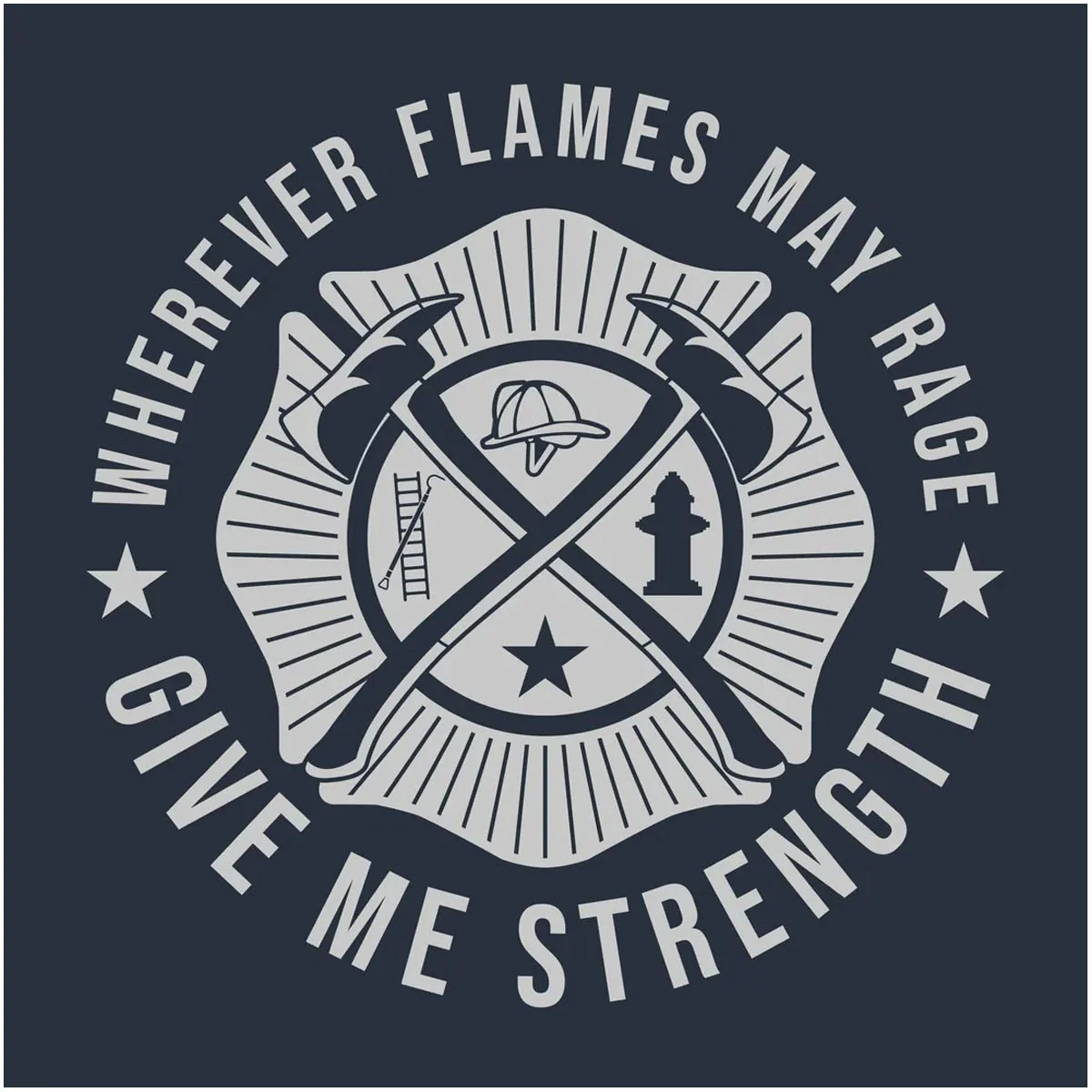 Grunt Style Wherever Flames May Rage T-Shirt - Navy - Image 5