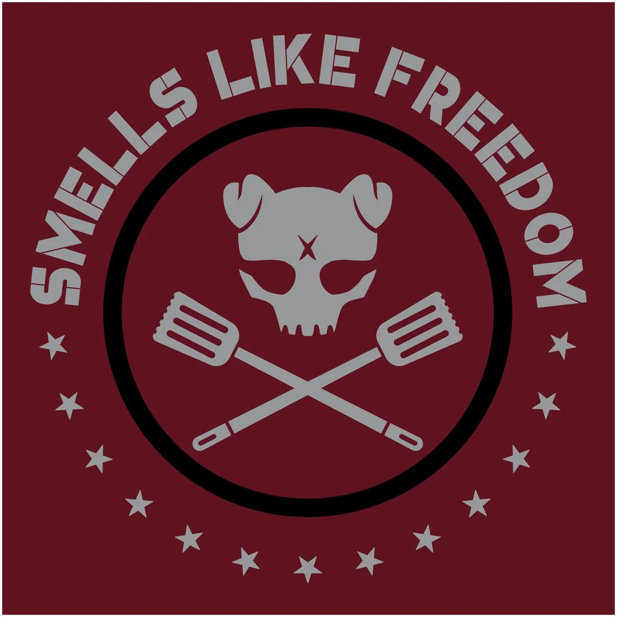 Grunt Style Whiskey Bacon Freedom T-Shirt - Cardinal - Image 4