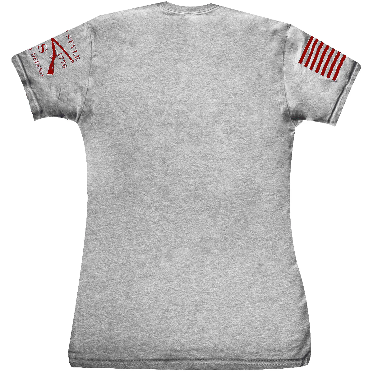 Grunt Style Women's American Beauty 2.0 T-Shirt - Gray - Image 2