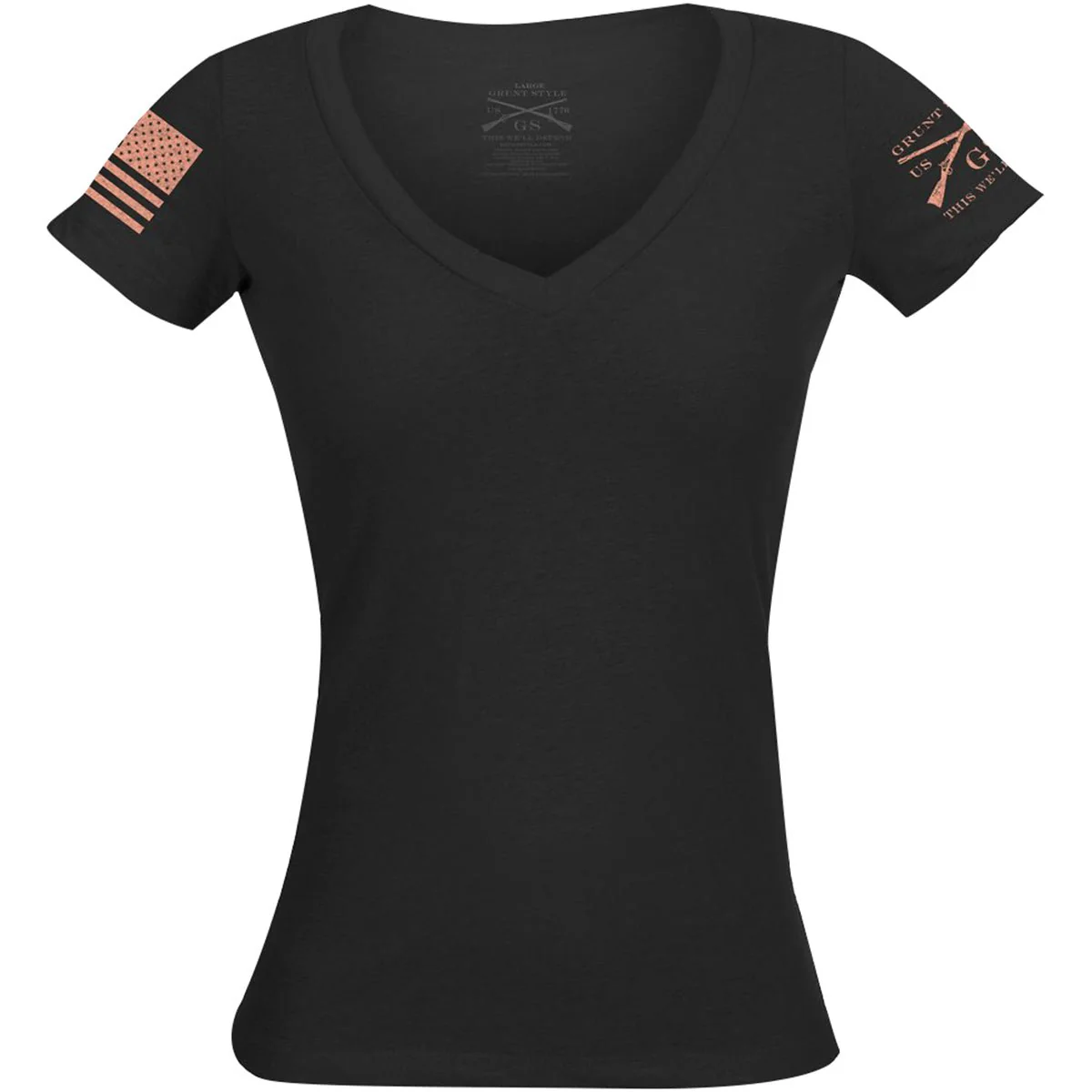 Grunt Style Women's Basic V-Neck T-Shirt