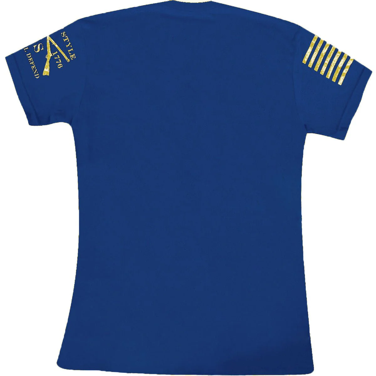 Grunt Style Women's Beer Flag Throwback T-Shirt - 2XL - Blue - Image 2