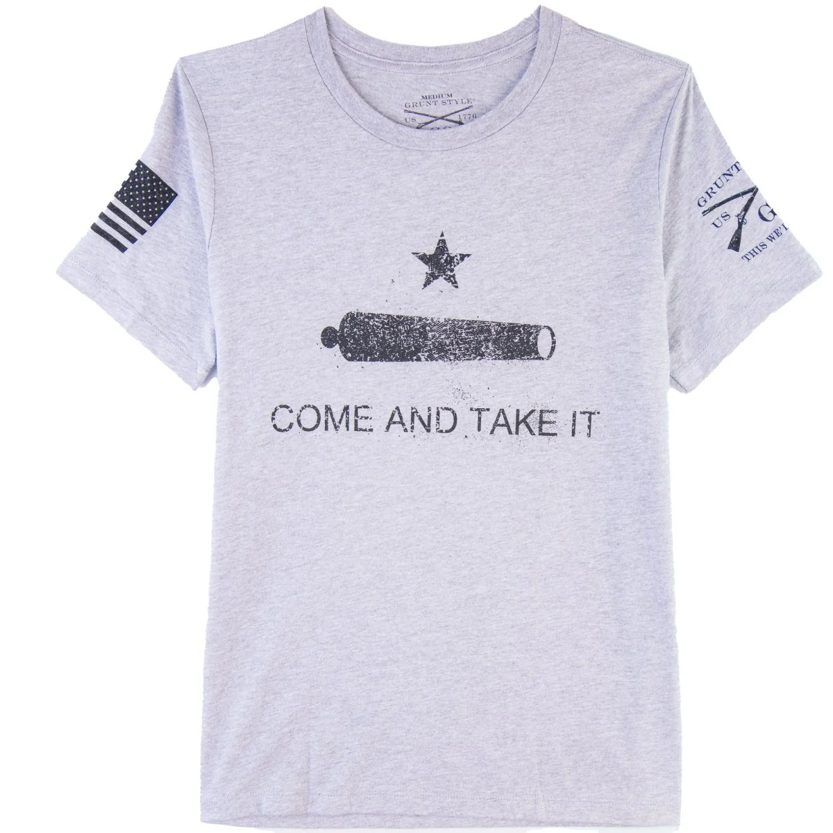 Grunt Style Women's Come And Take It T-Shirt - Heather Gray
