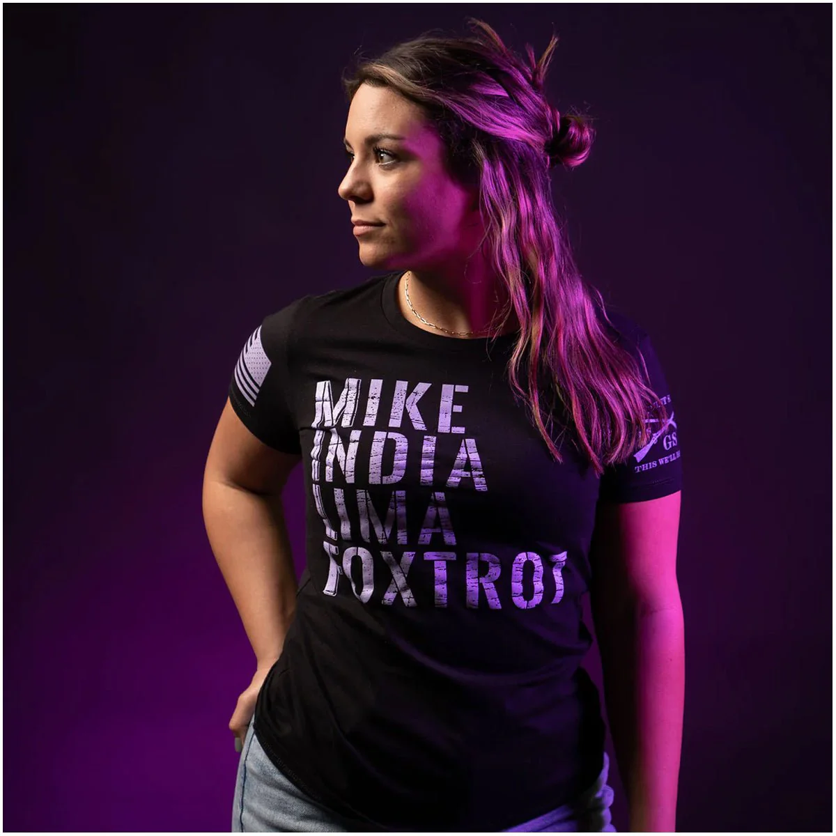 Grunt Style Women's MILF T-Shirt - Black - Image 3