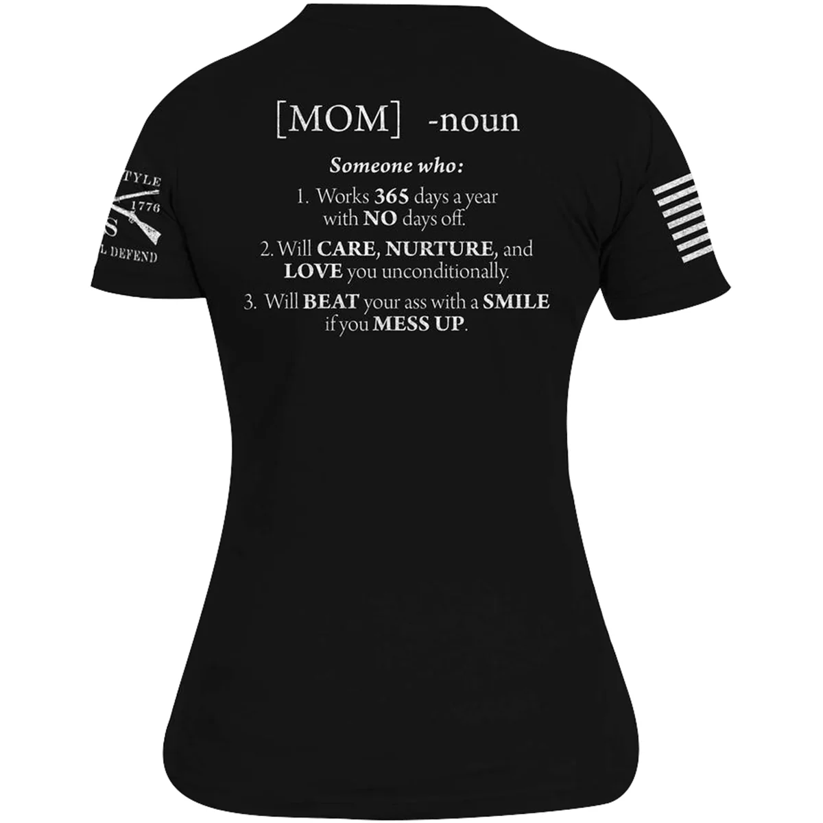 Grunt Style Women's Mom Defined T-Shirt - Black - Image 3