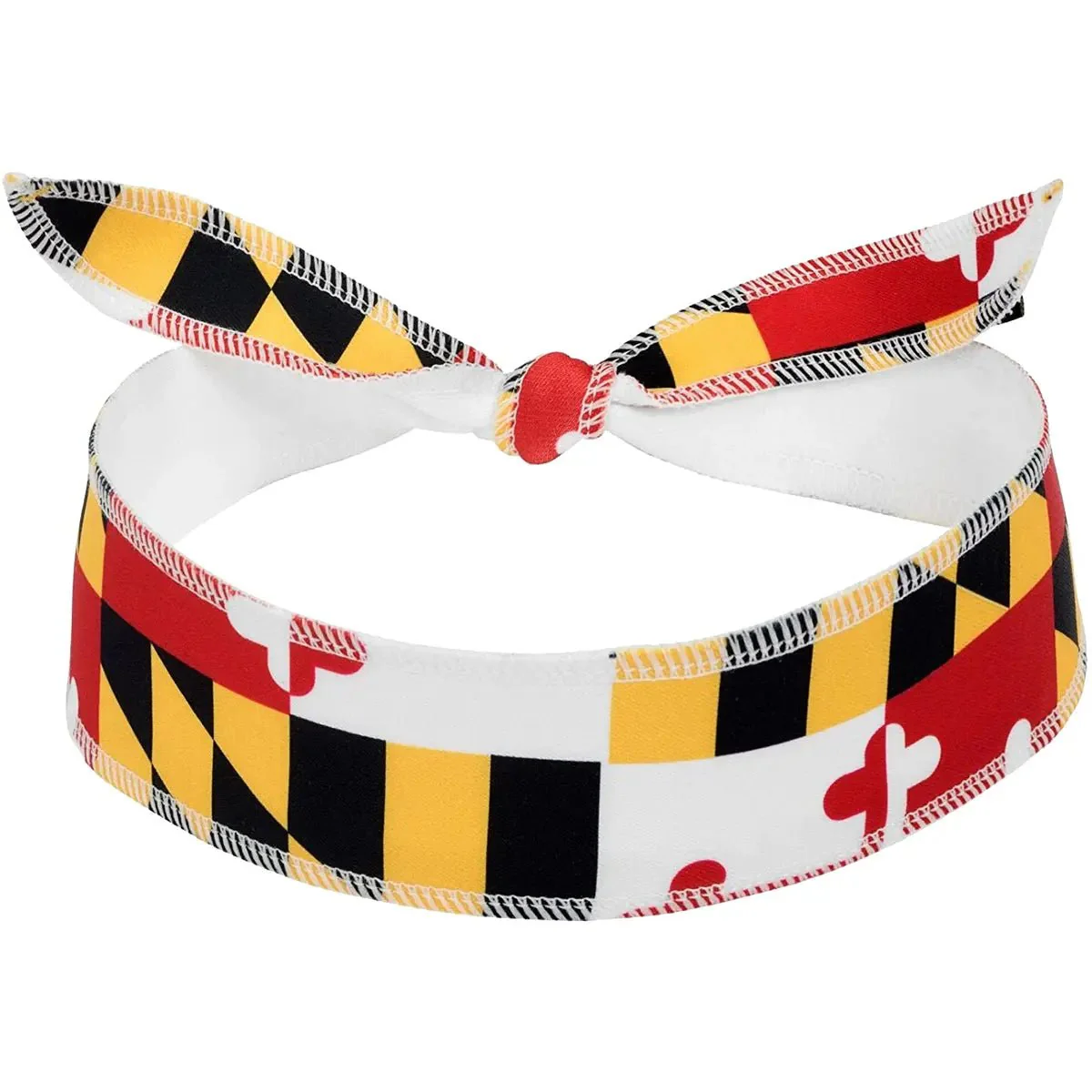 Halo Headband Tie Version I Sweatband - Maryland Flag - Image 2