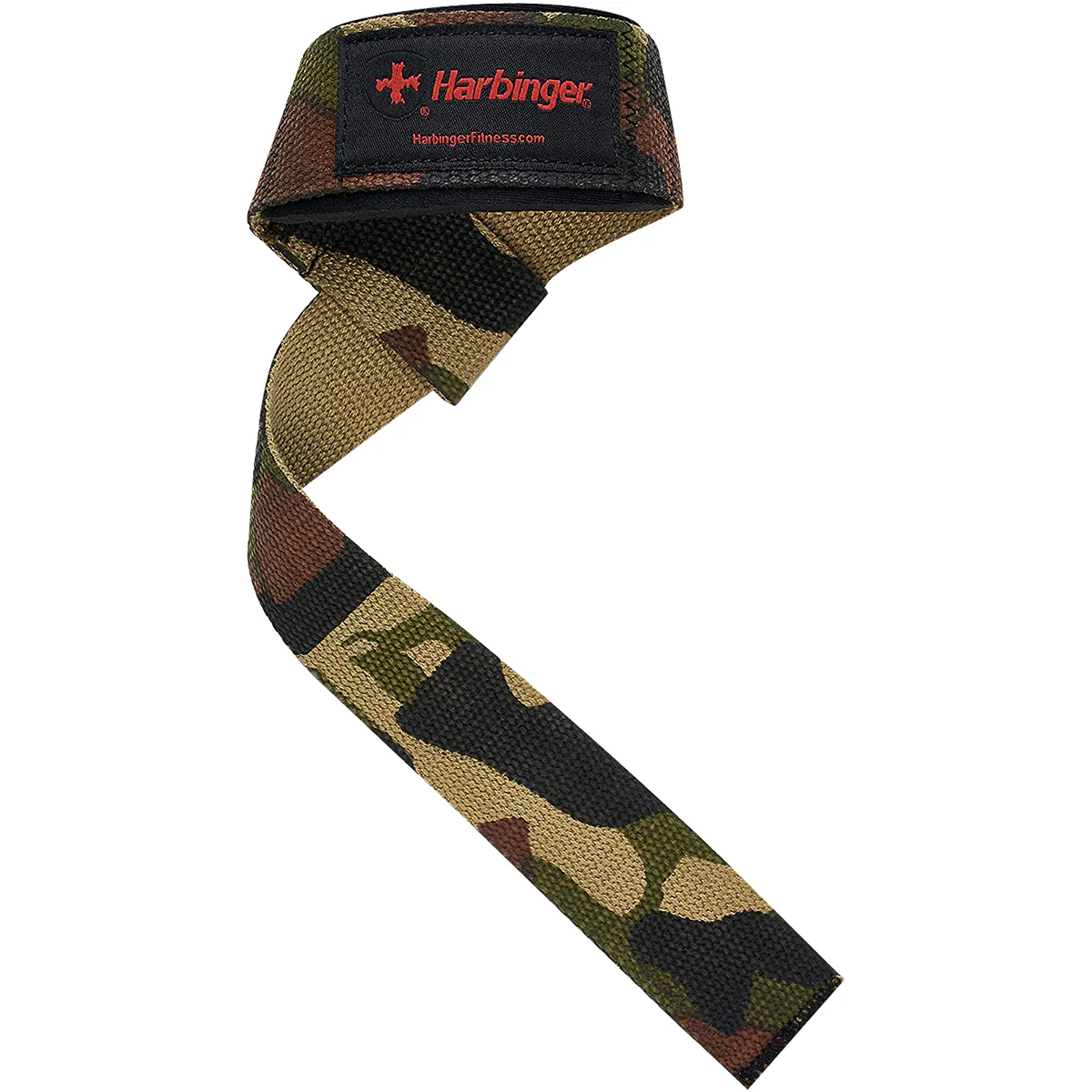 Harbinger 21.5" Padded Cotton Weight Lifting Straps - Image 2