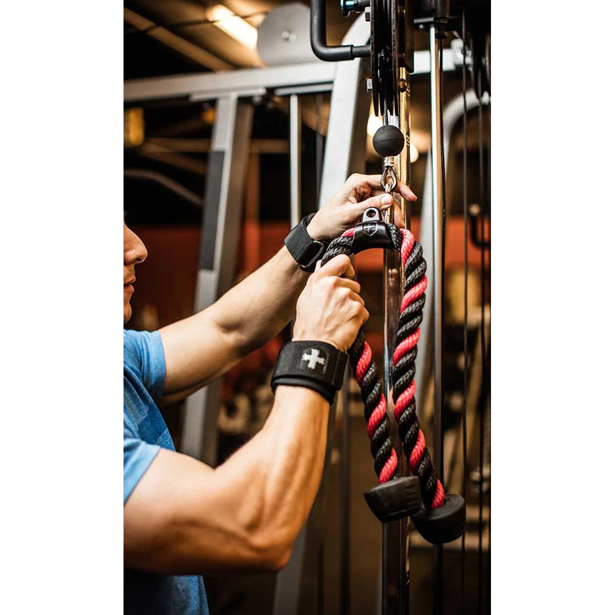 Harbinger 36" Tricep Rope Cable Attachment - Image 4