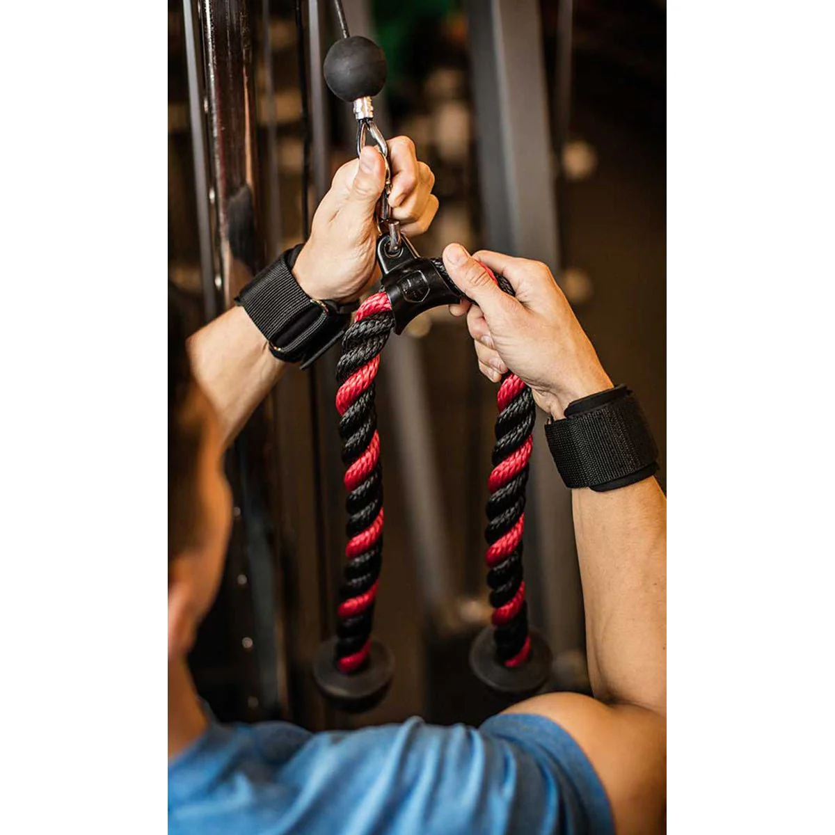 Harbinger 36" Tricep Rope Cable Attachment - Image 5