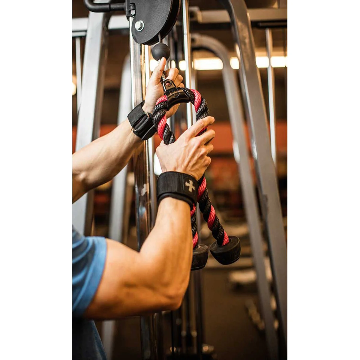 Harbinger 36" Tricep Rope Cable Attachment - Image 6