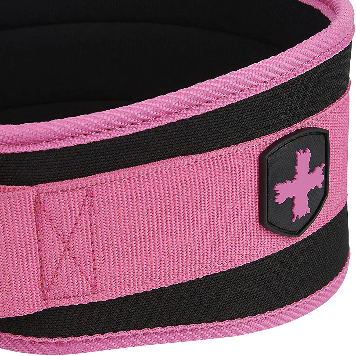 Harbinger 4.5" Unisex Foam Core Weight Lifing Belt - Pink - Image 3