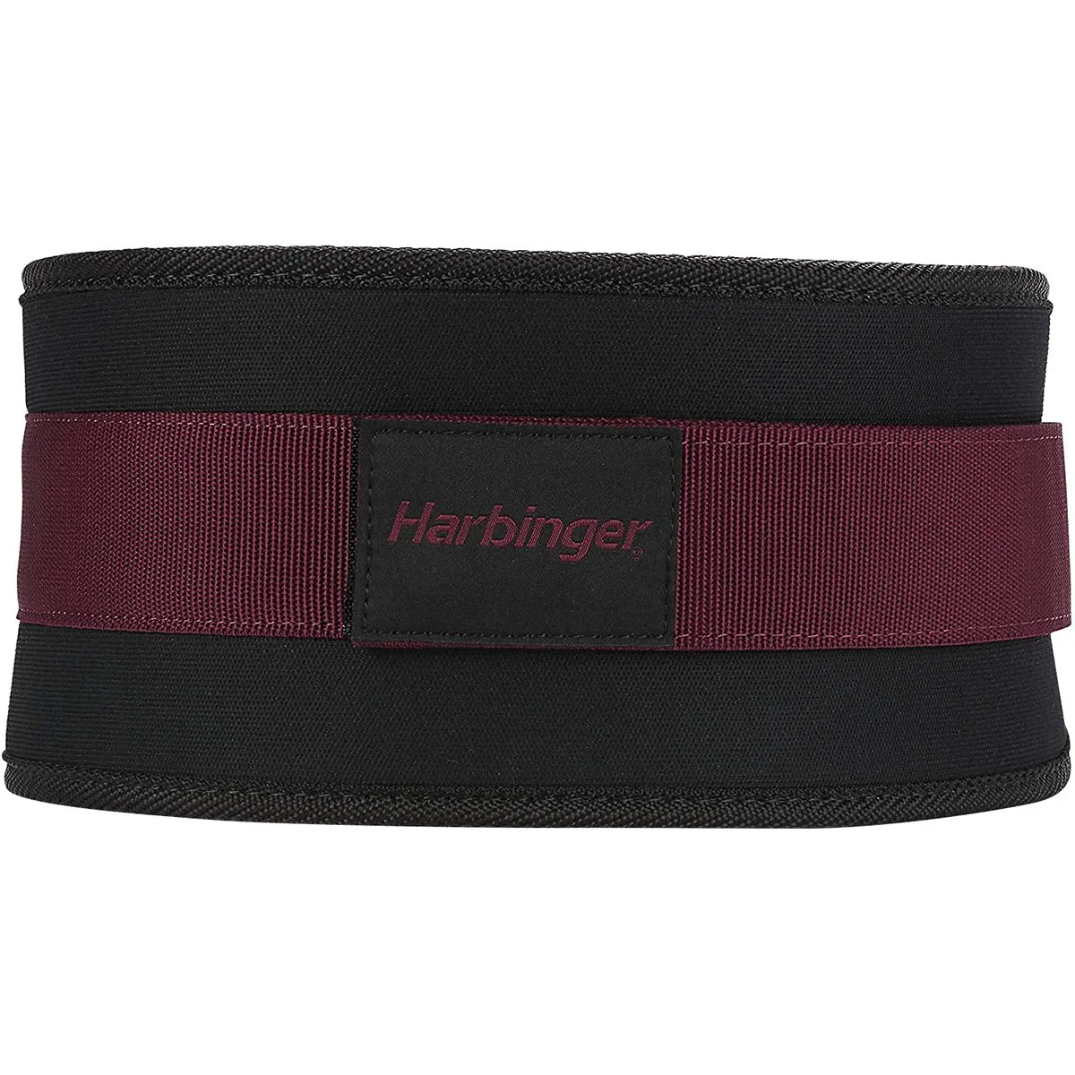 Harbinger 4.5" Unisex Foam Core Weight Lifting Belt - Black/Merlot - Image 3