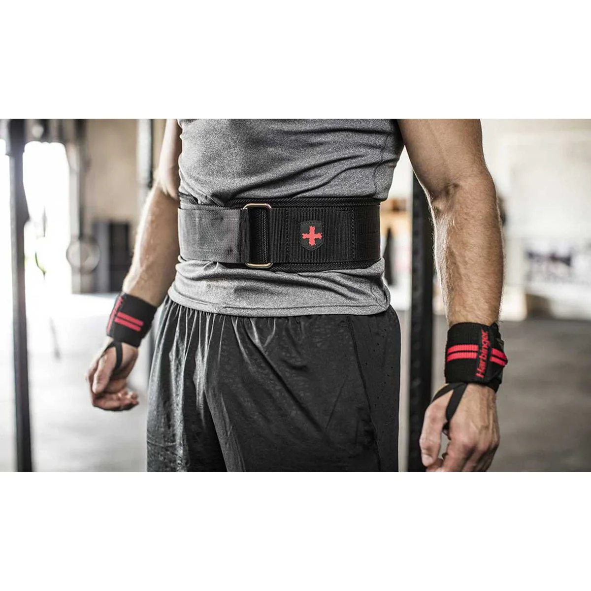 Harbinger 4" Nylon Weight Lifting Belt - Image 2